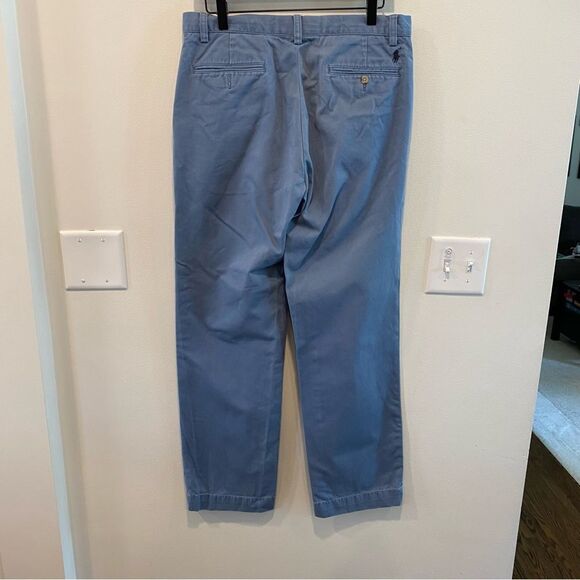 Polo Ralph Lauren Preston pant men's size 32/32 100% cotton chinos blue - Picture 5 of 15